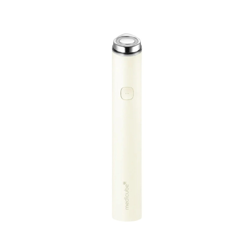 MEDICUBE AGE-R Booster Pro Mini Plus Beige – Dispozitiv Facial Profesional cu Electroporare și LED pentru Absorbția Serurilor, Fermitate și Luminozitate