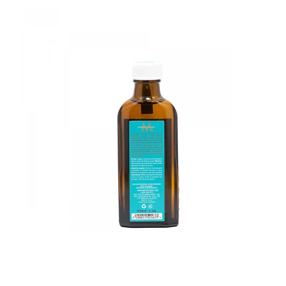 Moroccanoil Treatment Light 200ml – Ulei Profesional pentru Păr Fin, Blond sau Decolorat, cu Ulei de Argan pentru Strălucire și Hrănire Intensă