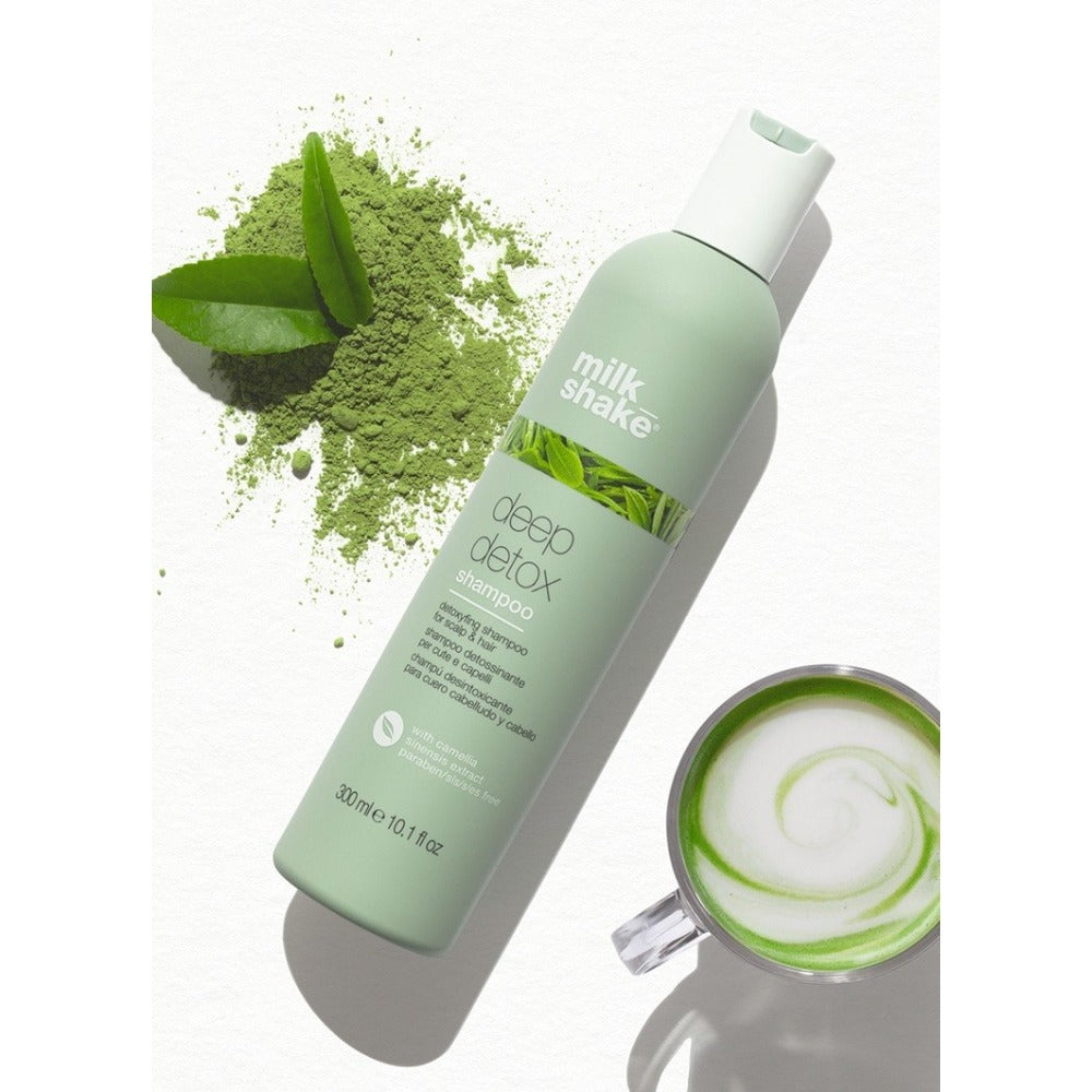 Milk Shake Deep Detox Shampoo 300ml – Șampon Profesional Detoxifiant pentru Îndepărtarea Metalelor Grele, Sebumului și Reziduurilor de Styling