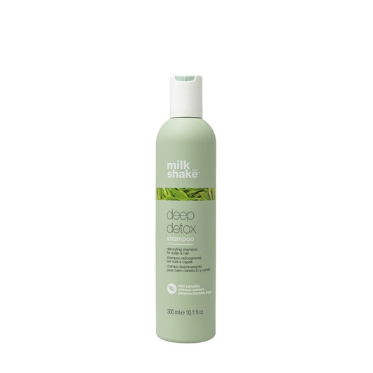 Milk Shake Deep Detox Shampoo 300ml – Șampon Profesional Detoxifiant pentru Îndepărtarea Metalelor Grele, Sebumului și Reziduurilor de Styling