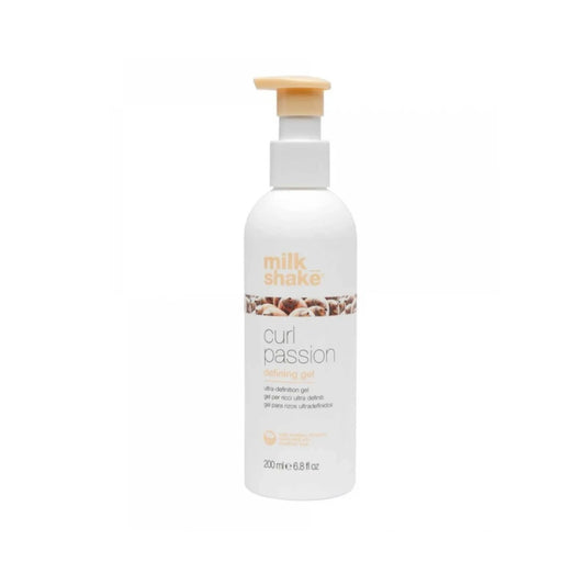 Milk Shake Curl Passion Defining Gel 200ml – Gel Profesional pentru Definirea Buclelor, Control Anti-Frizz și Elasticitate Naturală
