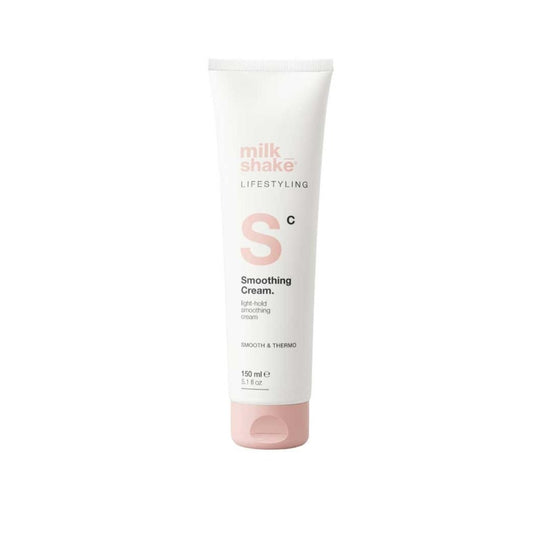 Milk Shake Lifestyling Smoothing Cream 150ml – Cremă Profesională pentru Netezirea Părului cu Protecție Termică și Efect Anti-Frizz