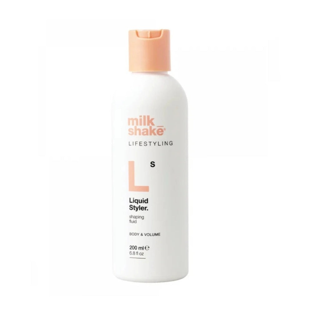 Milk Shake Lifestyling Liquid Styler 200ml – Fluid Profesional de Styling pentru Definire, Textură, Control și Fixare Flexibilă