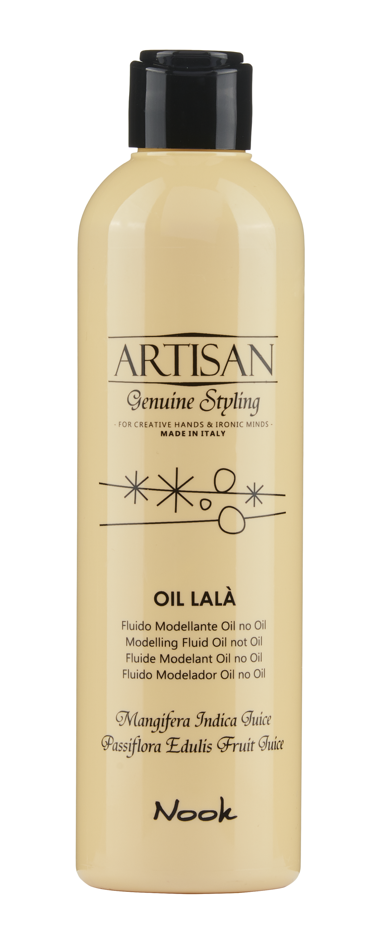 Lichid Modelator pe Bază de Ulei, pentru Strălucirea și Volumul Părului, Nook Artisan Oil Lala 250ml