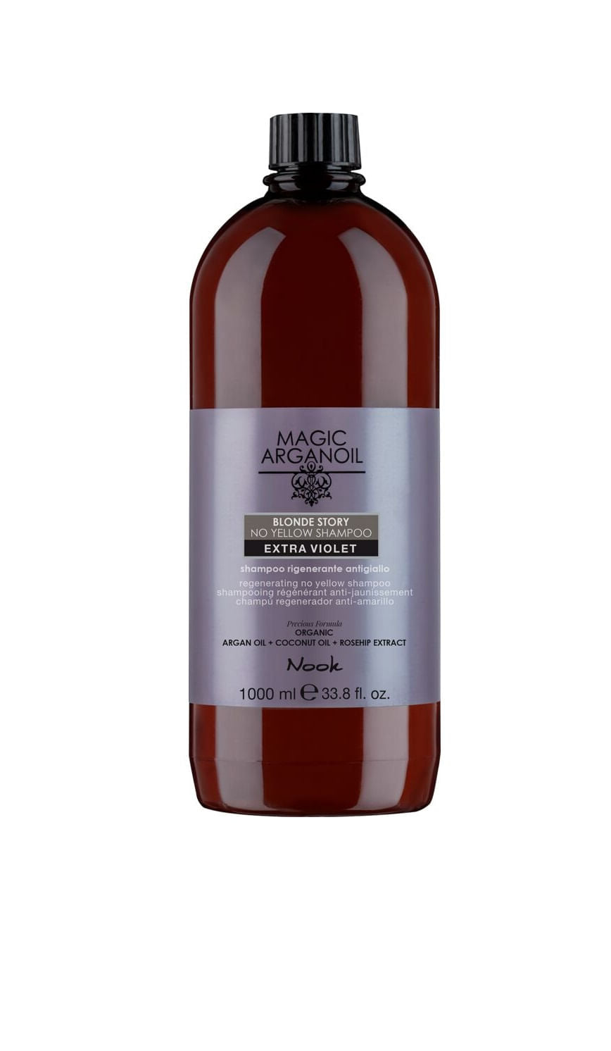 Nook Magic Arganoil Blonde Story Șampon Pentru Neutralizarea Tonurilor Galbene 1000ml