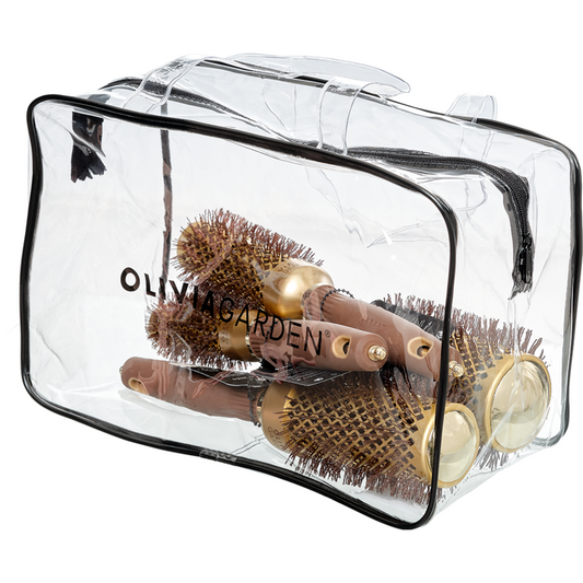 Olivia Garden Husă Cu 4 Perii Expert Blowout Shine, Maro cu Auriu 25+35+45+55