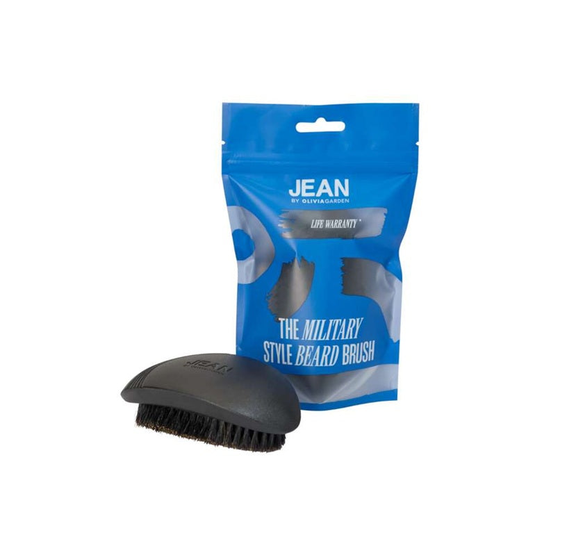 Olivia Garden JEAN Military Style Beard Brush Boar Perie de barbă