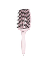 Olivia Garden FingerBrush Combo Pastel Large Pink – Professional Brush for Easy Detangling, Volume, and Shine L