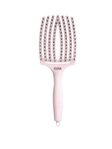 Olivia Garden FingerBrush Combo Pastel Large Pink – Professional Brush for Easy Detangling, Volume, and Shine L