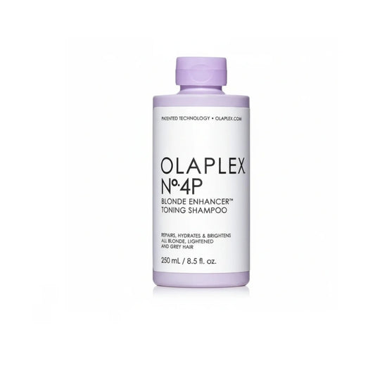 Olaplex No.4P Blonde Enhancer Toning Shampoo 250ml – Șampon Violet pentru Păr Blond, Gri sau Decolorat, Neutralizare Tonuri Galbene și Reparare Intensivă