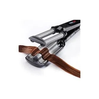 Ondulator De Păr Profesional BabylissPro 3D Wave 19mm, Triplu Multifunctional RESIGILAT