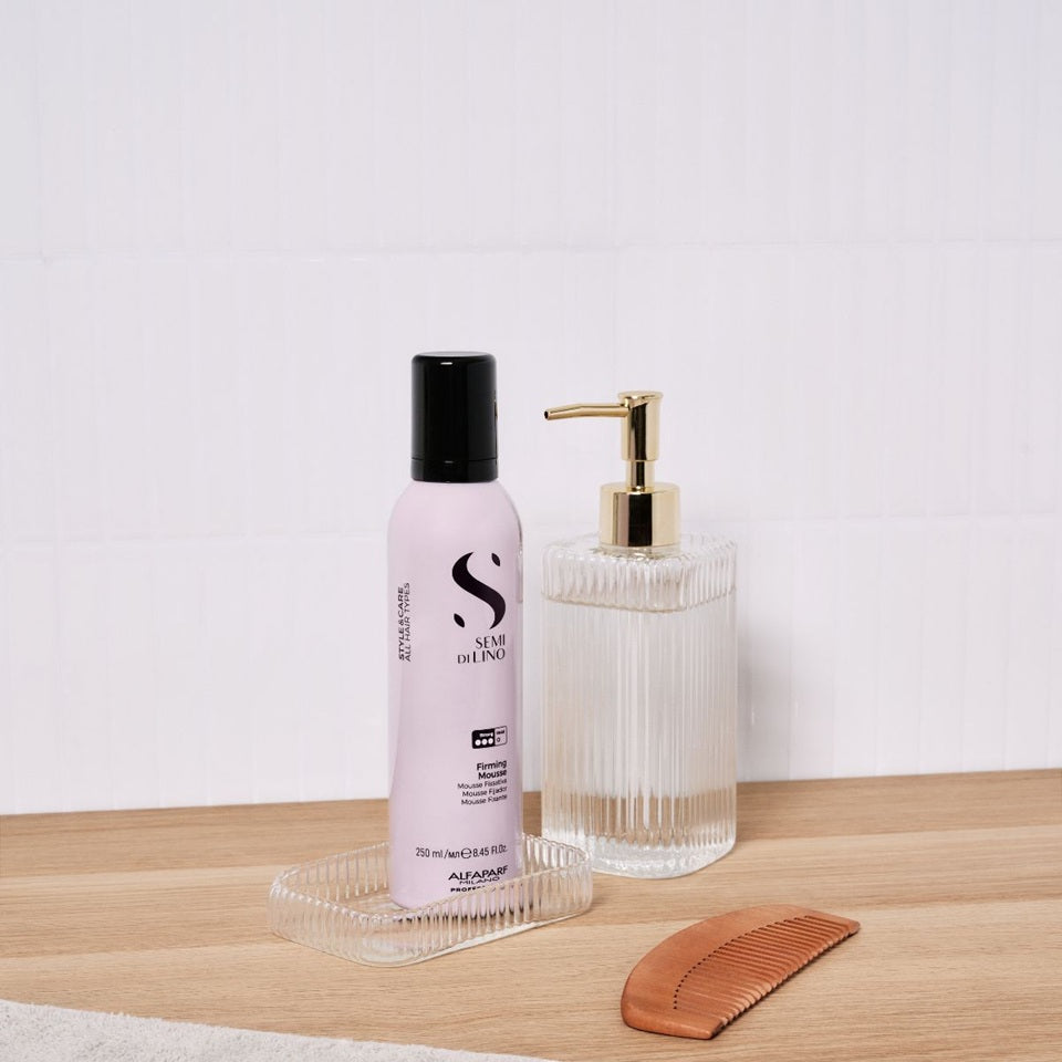 Alfaparf Semi di Lino Style&Care Firming Mousse Spumă de păr 250 ml