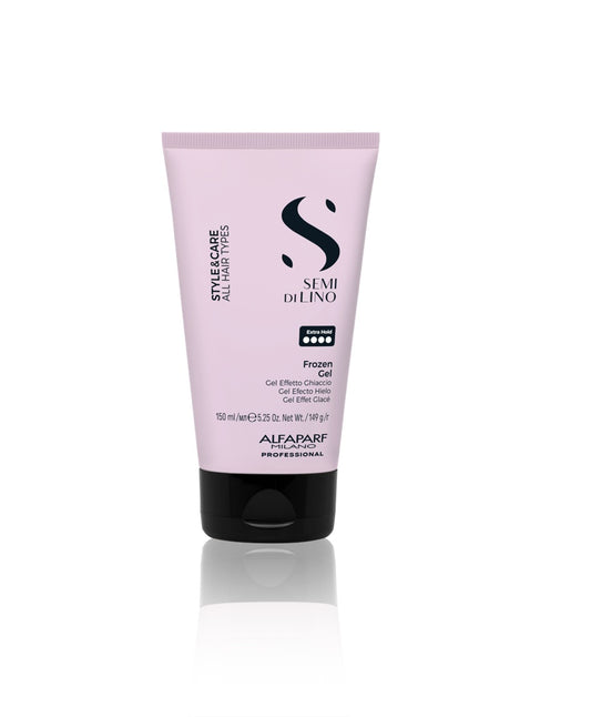 Alfaparf Milano Semi di Lino Style & Care Frozen Gel Gel Profesional cu Fixare Extremă și Protecție Anti-Umiditate 150ml