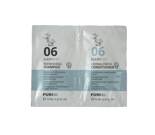 Puring Everyday Șampon și Balsam pentru Toate Tipurile de Păr 10ml + 10ml