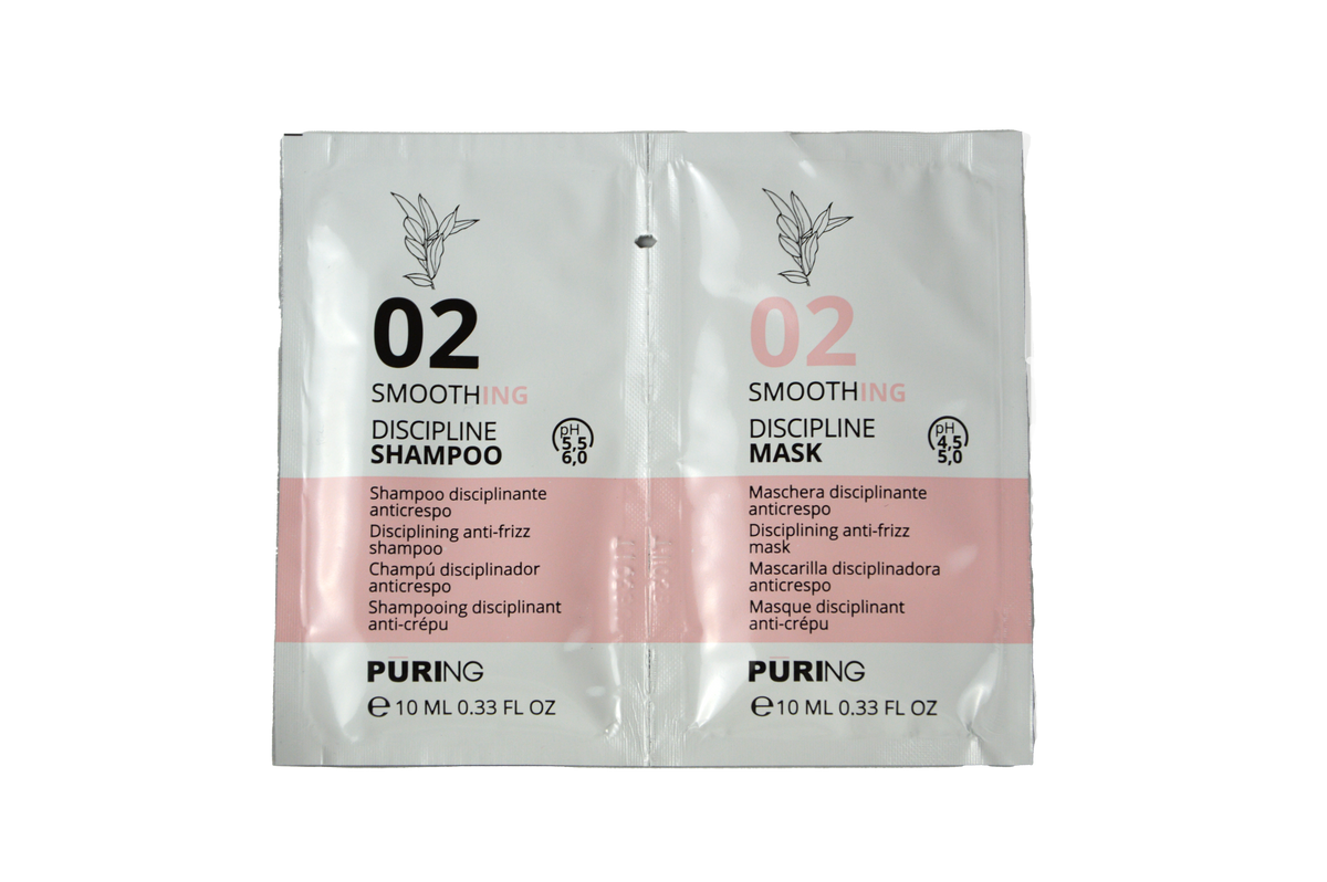 Puring Smoothing Mostre șampon și mască 10 ml + 10 ml