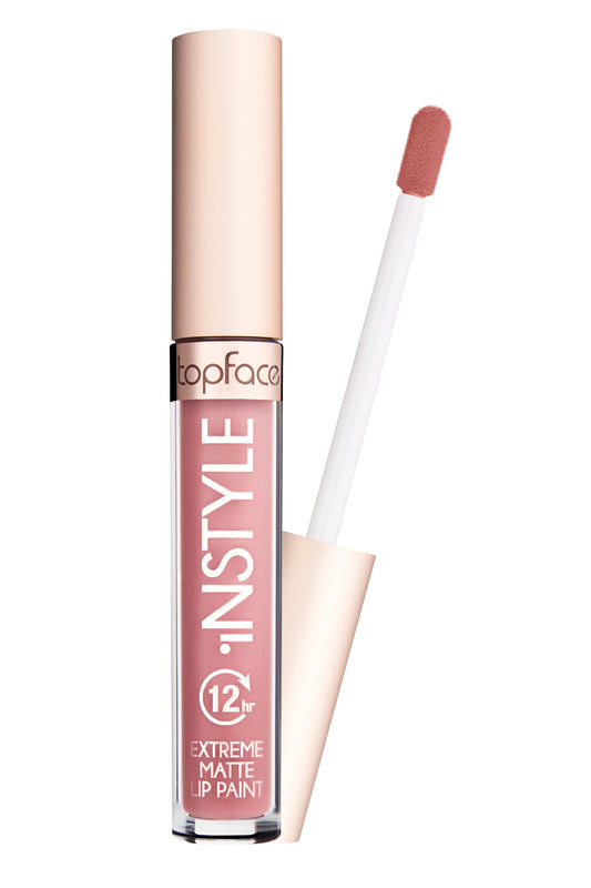 Topface Ruj Lichid Extreme Matte Instyle 12H – Culoare Intensă, Confort Maxim și Rezistență Extremă