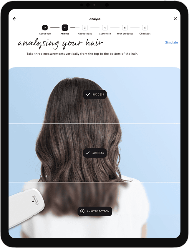 Schwarzkopf Professional SalonLab Smart Analyzer Analizator Profesional de Păr