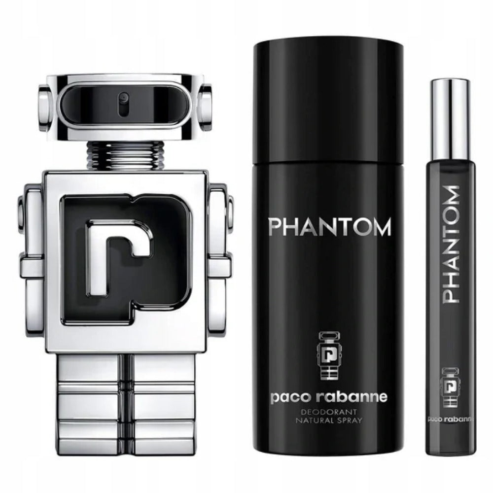 Paco Rabanne Phantom Eau de Toilette 100ml + Deodorant 150ml + EDT 10ml RESIGILAT
