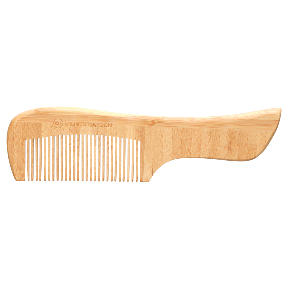 Olivia Garden Bamboo Touch Pieptene cu Mâner pentru Păr Gros din Bambus
