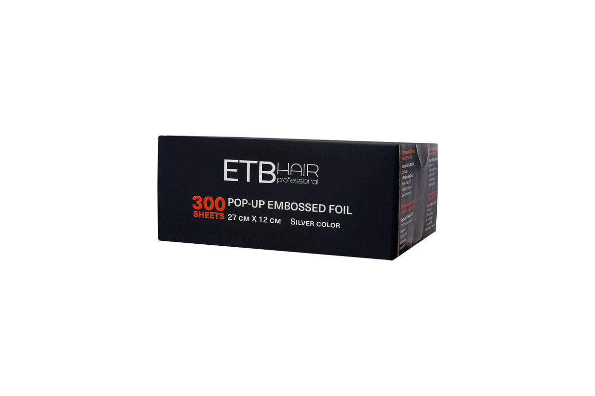 ETB Disposable Folie De Aluminiu Embosată Pretăiată 300 Buc X 27 Cm X 12cm