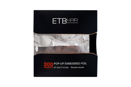 ETB Disposable Folie De Aluminiu Embosată Pretăiată 300 Buc X 27 Cm X 12cm