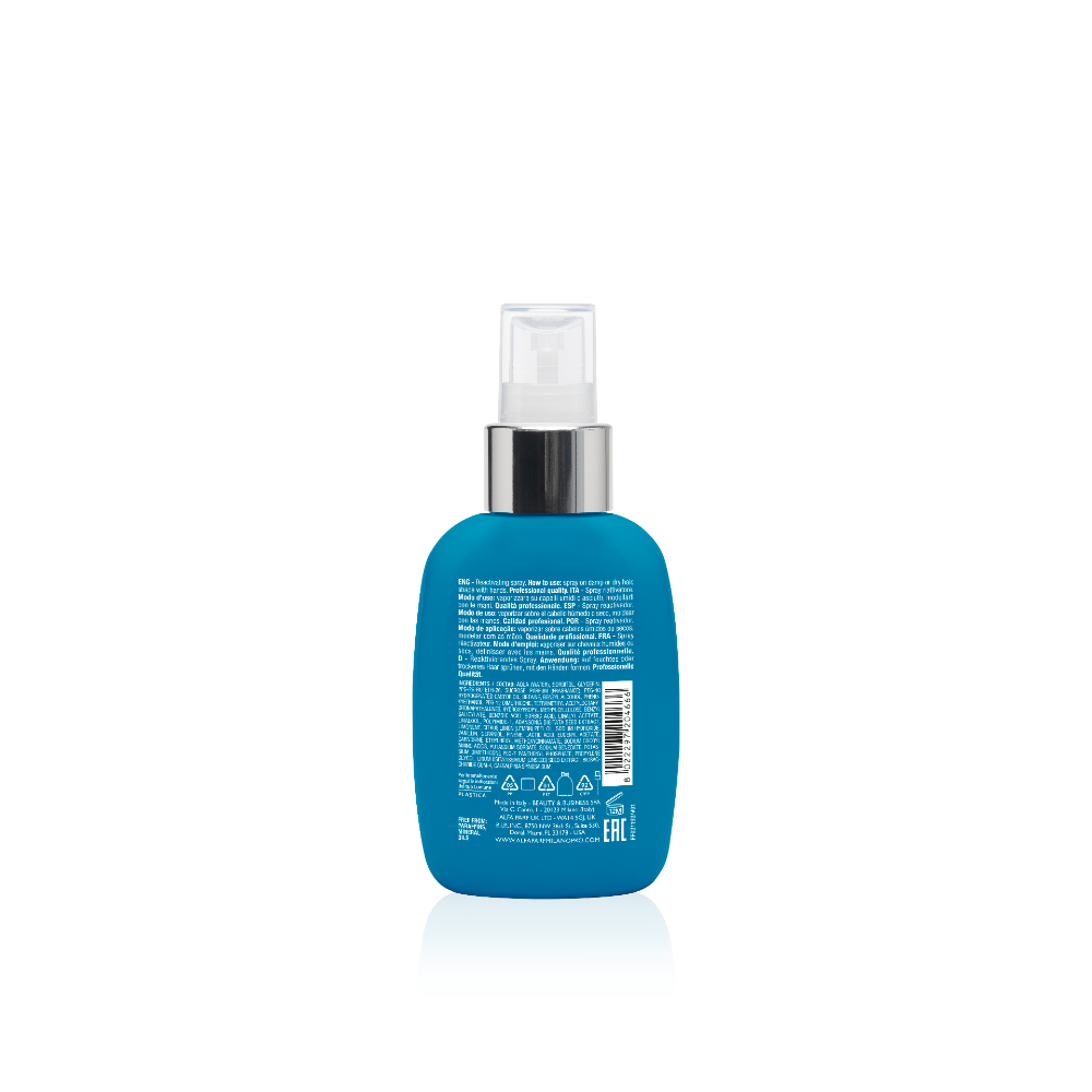 Alfaparf Milano Semi di Lino Curls Reactivating Spray – Spray Leave‑in pentru Reactivarea și Definirea Buclelor, Anti‑Frizz, 125 ml