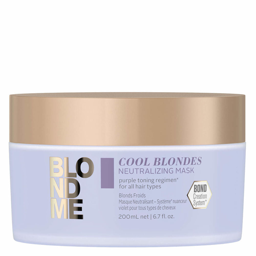 Schwarzkopf Professional BlondMe Mască Neutralizatoare Cool Blonde 200ml