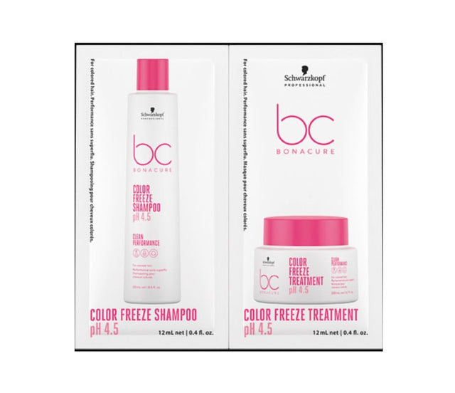 Schwarzkopf Professional Bonacure  Clean Performance Color Freeze Set Duo Șampon Si Balsam 2x12ml