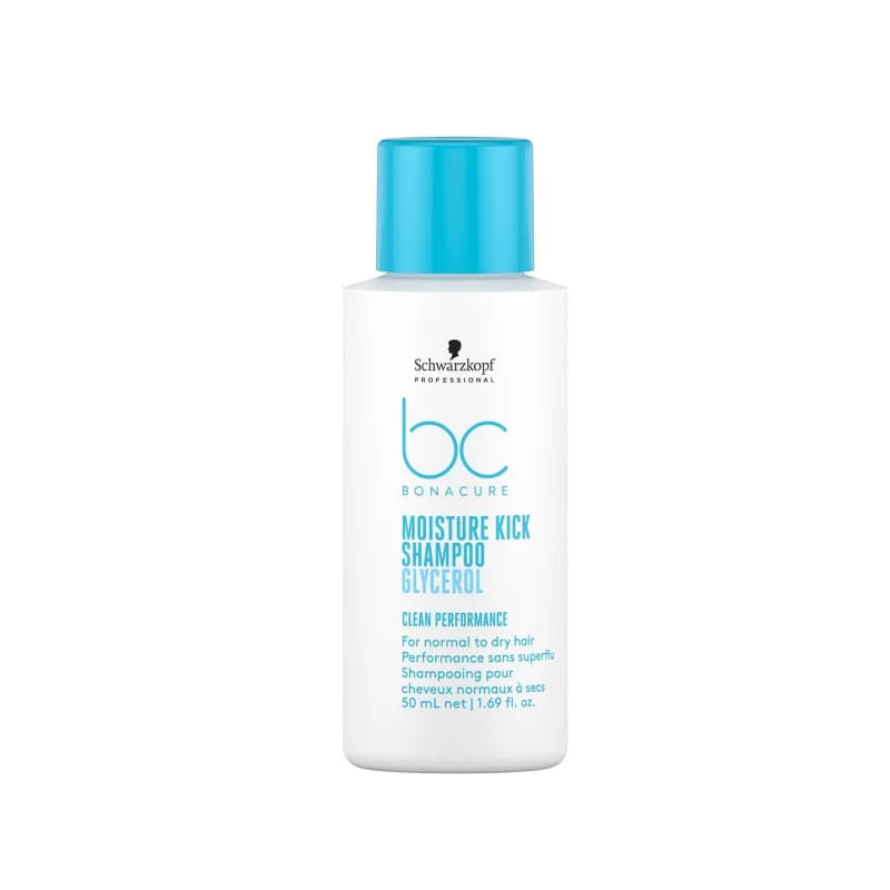 Schwarzkopf Professional Bonacure Clean Performance Moisture Kick Sampon Par Uscat Aspru 50ml