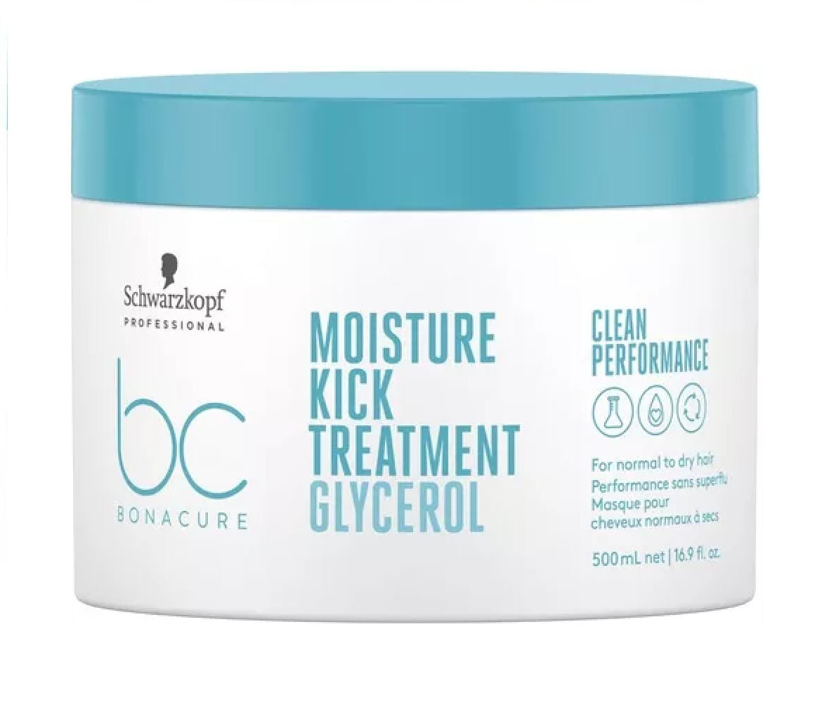 Schwarzkopf Professional Bonacure Clean Performance Moisture Kick Tratament Par Uscat Aspru 500ml