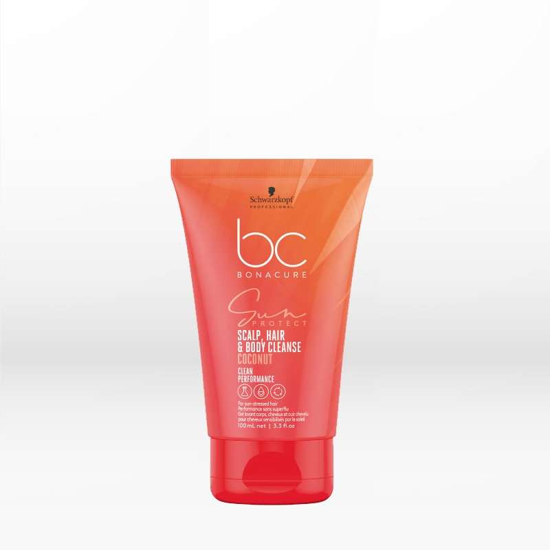 Schwarzkopf Professional Bonacure Sun Protect Șampon 3 In 1 Pentru Scalp Păr Și Corp 100ml