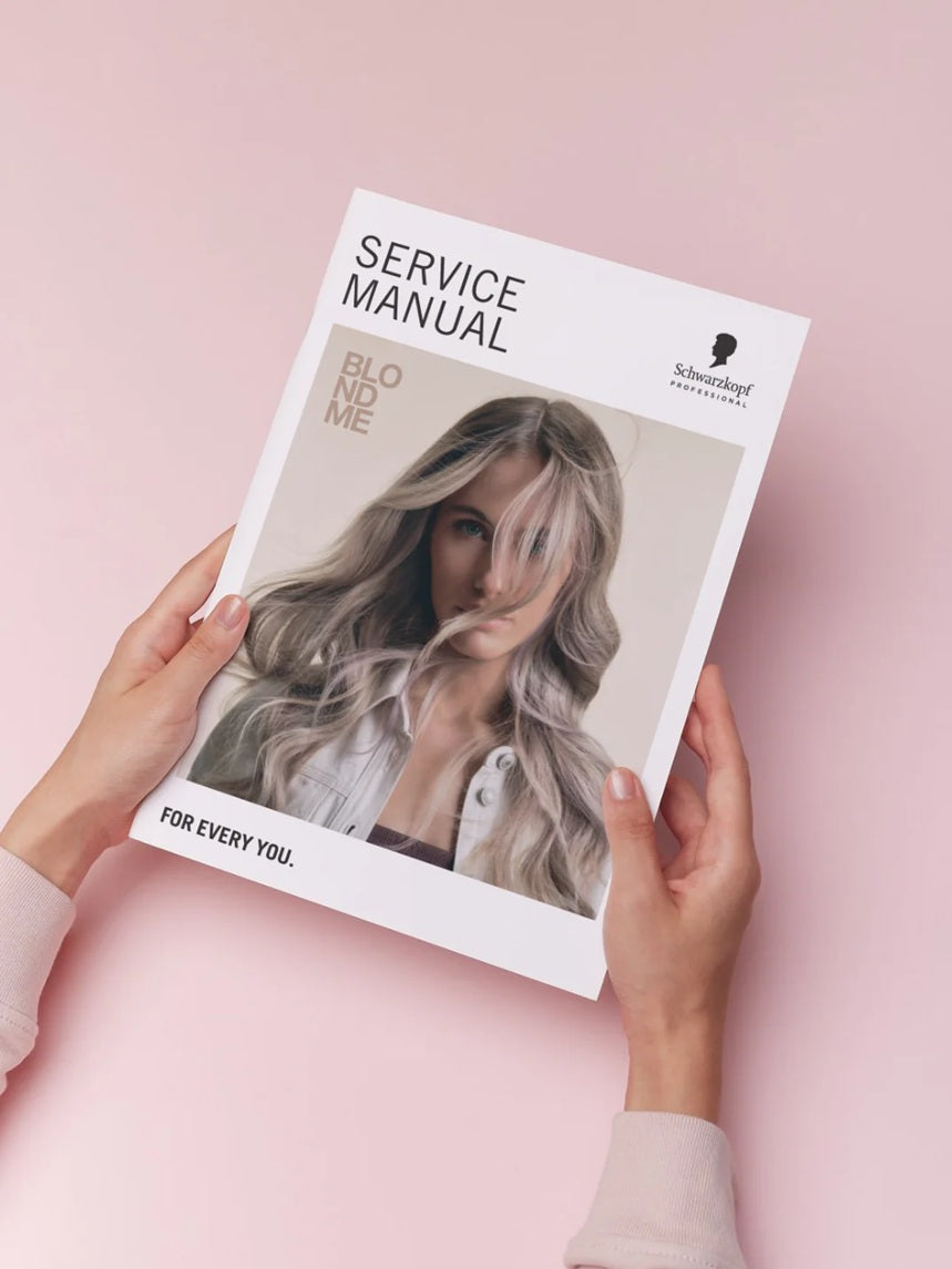 Schwarzkopf Professional BlondMe Manual de servicii în engleză