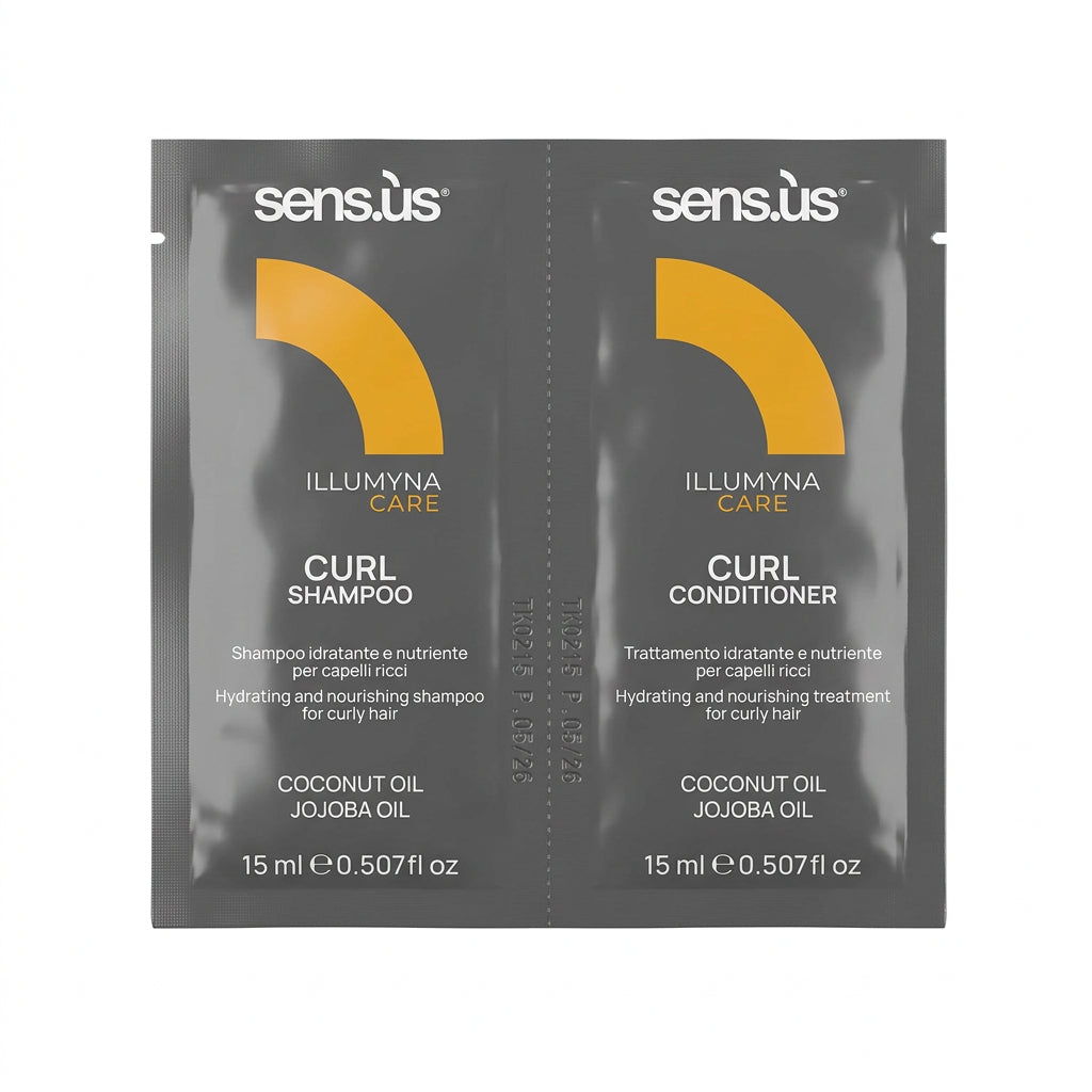 Sensus Illumyna Care Curl Set șampon și balsam 15 ml