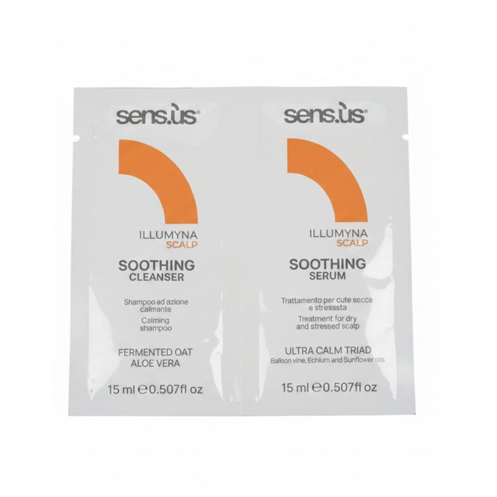 Sensus Illumyna Scalp Soothing Mostre șampon și ser 15 ml