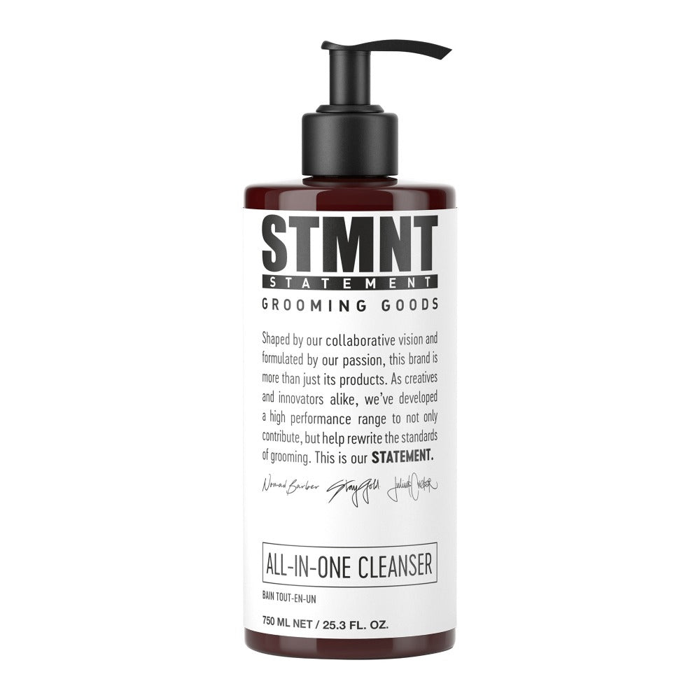 STMNT All-In-One Cleanser  Gel de Curățare pentru Păr, Barbă, Corp și Față