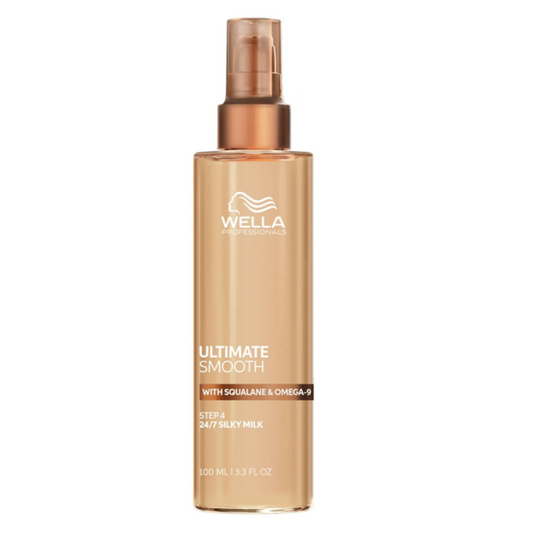 Wella Ultimate Smooth 24/7 Silky Milk Lapte de păr leave-in cu protectie termica