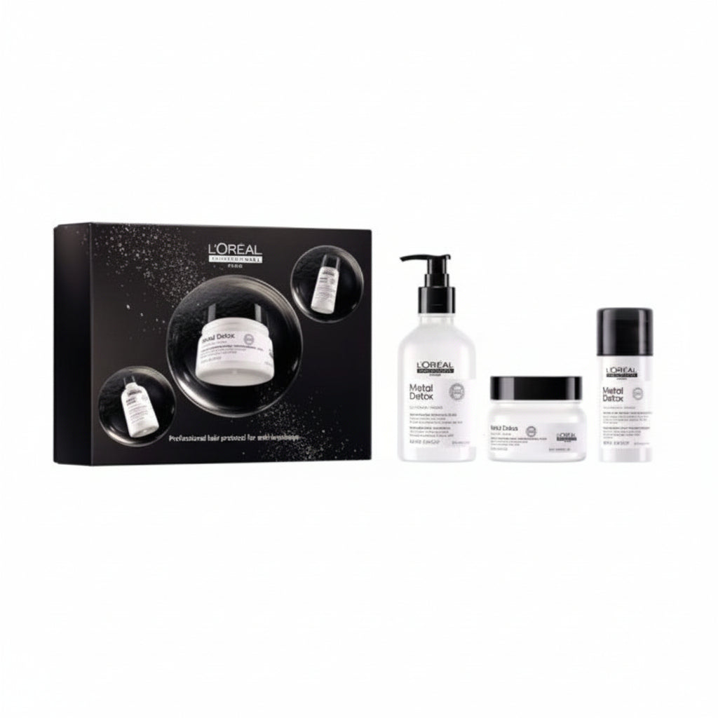 L'Oréal Professionnel Metal Detox Set șampon mască și cremă
