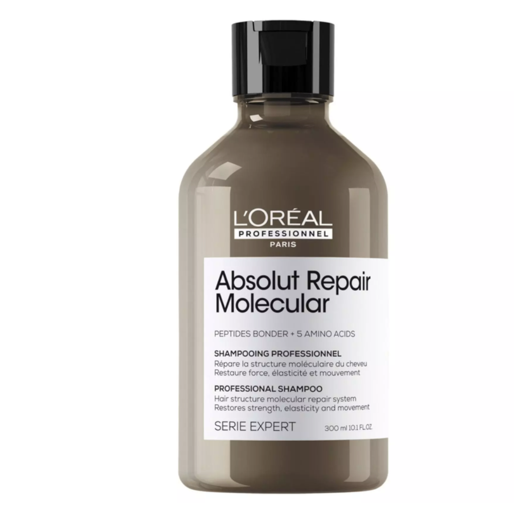 LP Serie Expert Absolut Repair Molecular Duo26 pentru par deteriorat Sampon 300ml + Ulei bifazic 90ml