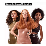 LP Serie Expert Absolut Repair Molecular Duo26 pentru par deteriorat Sampon 300ml + Ulei bifazic 90ml