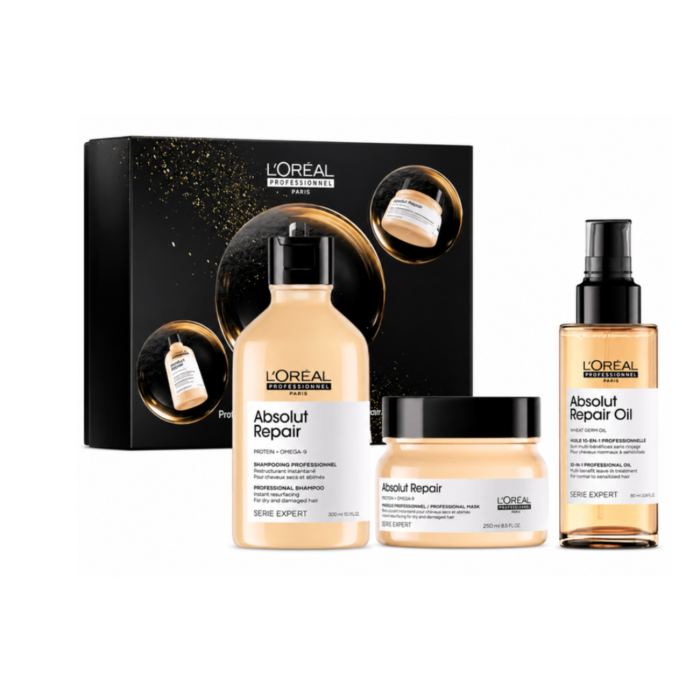 L'Oréal Professionnel Absolut Repair Set șampon mască și ulei