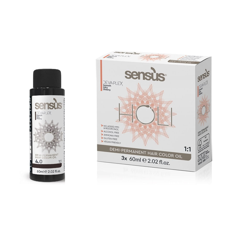 Sensus Holi vopsea lichida demi permanenta 60ML