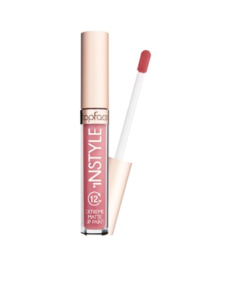 Topface Ruj Lichid Extreme Matte Instyle 12H – Culoare Intensă, Confort Maxim și Rezistență Extremă