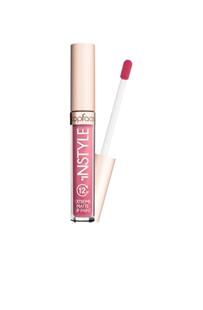 Topface Ruj Lichid Extreme Matte Instyle 12H – Culoare Intensă, Confort Maxim și Rezistență Extremă