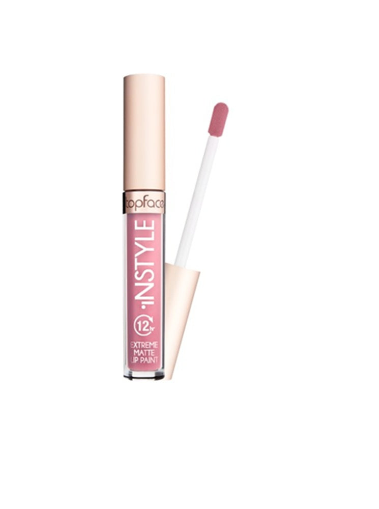Topface Ruj Lichid Extreme Matte Instyle 12H – Culoare Intensă, Confort Maxim și Rezistență Extremă