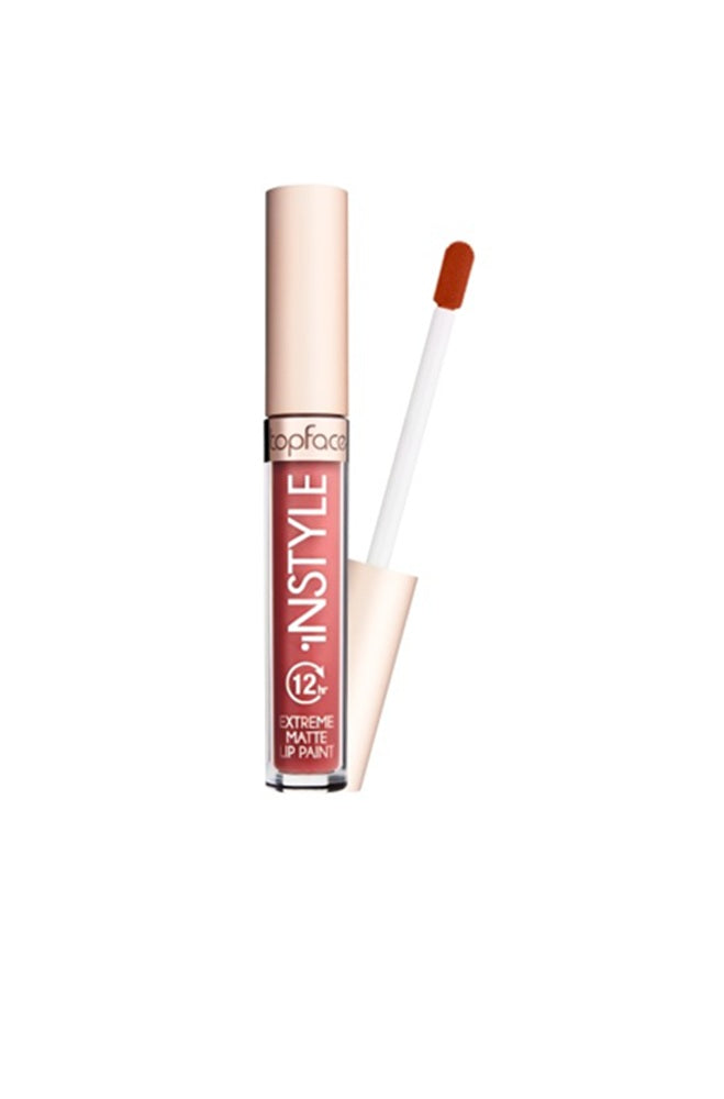 Topface Ruj Lichid Extreme Matte Instyle 12H – Culoare Intensă, Confort Maxim și Rezistență Extremă