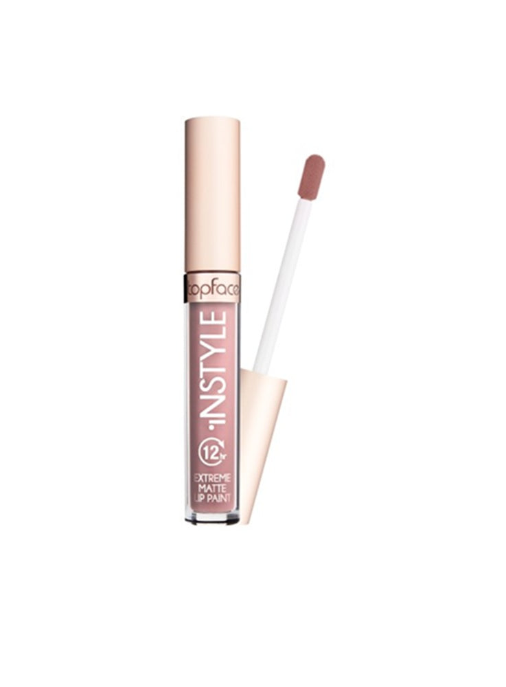 Topface Ruj Lichid Extreme Matte Instyle 12H – Culoare Intensă, Confort Maxim și Rezistență Extremă