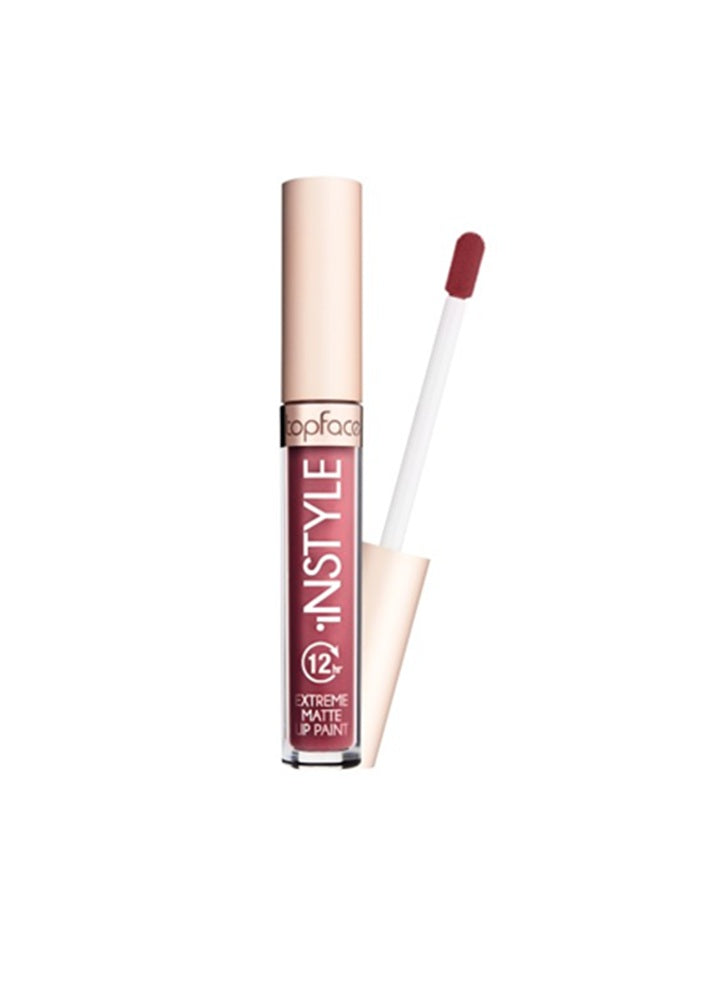 Topface Ruj Lichid Extreme Matte Instyle 12H – Culoare Intensă, Confort Maxim și Rezistență Extremă