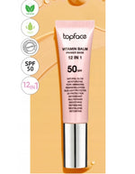 Topface Vitamin Balm Primer Base 12 in 1 Bază de machiaj SPF 50 30 ml