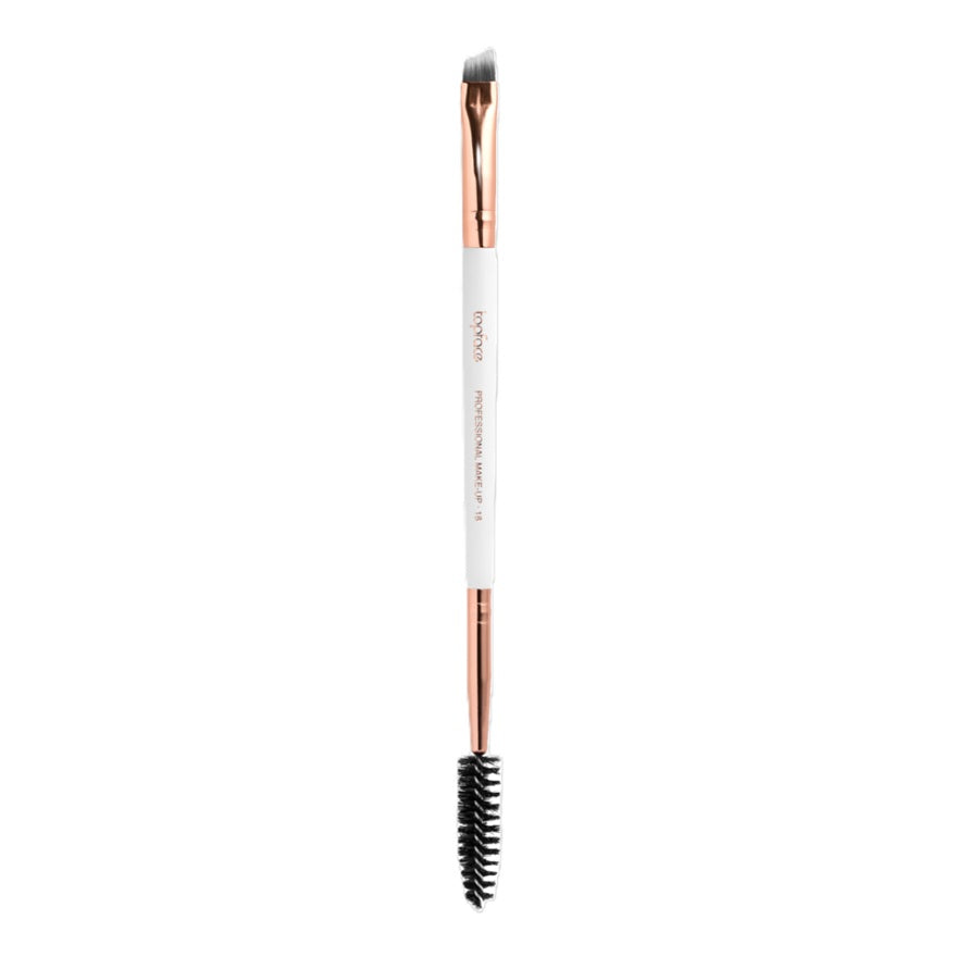Topface Eyebrow Brush Pensulă pentru sprâncene 2 în 1 F18
