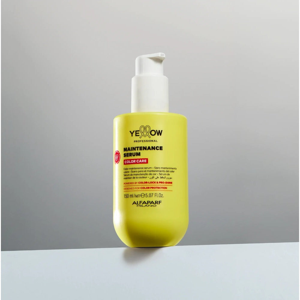 Yellow Color Care Serum 150ml – Ultra-Light Protective Serum for Color-Treated Hair | Shine, Color Fixation, and UV Protection